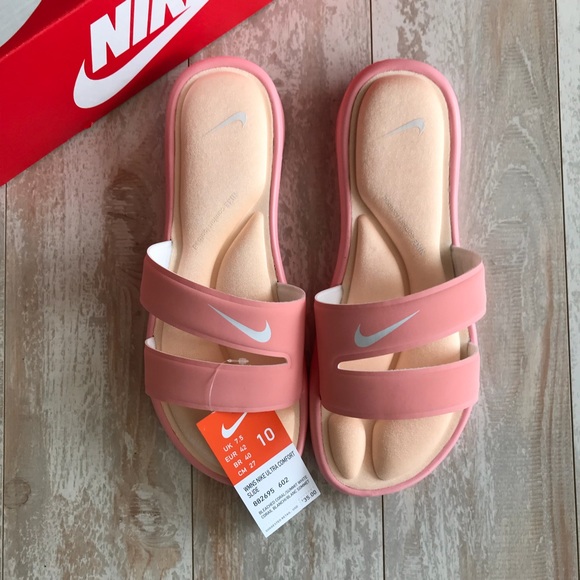 NWT Nike Ultra comfort slide bleached coral - Picture 3 of 4